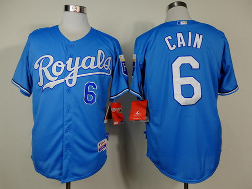 Lorenzo Cain Kansas City Royals blue jersey