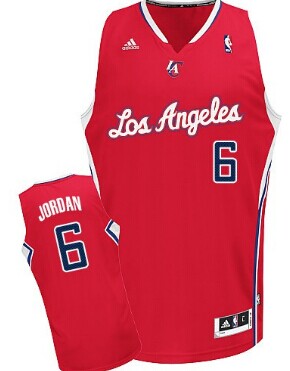DeAndre Jordan Los Angeles Clippers red jersey