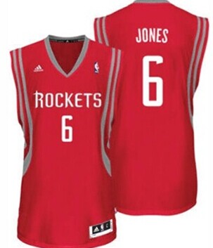 Terrence Jones Houston Rockets red jersey