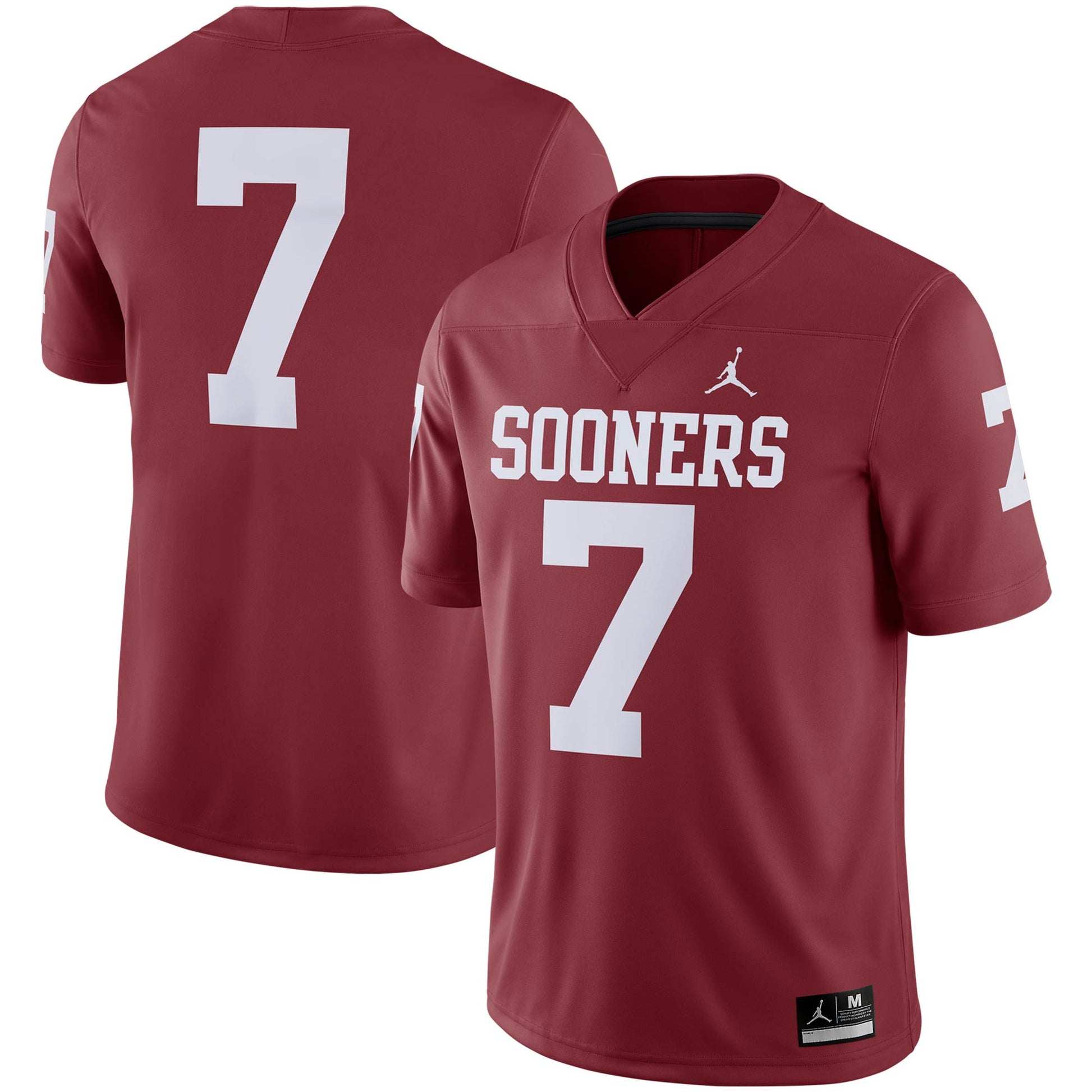Jordan Brand Oklahoma Sooners crimson jersey
