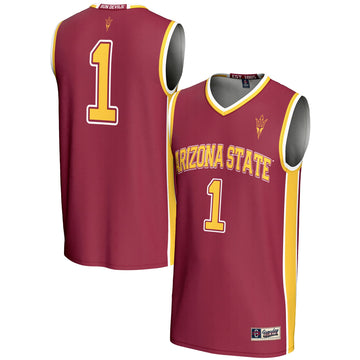 Arizona State Sun Devils maroon jersey