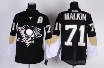 Evgeni Malkin Pittsburgh Penguins black jersey