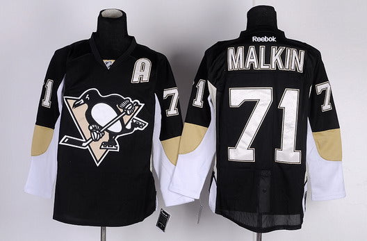 Evgeni Malkin Pittsburgh Penguins black jersey