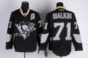 Evgeni Malkin Pittsburgh Penguins black jersey