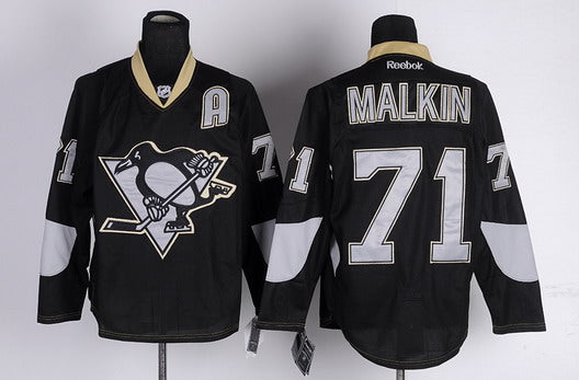 Evgeni Malkin Pittsburgh Penguins black jersey