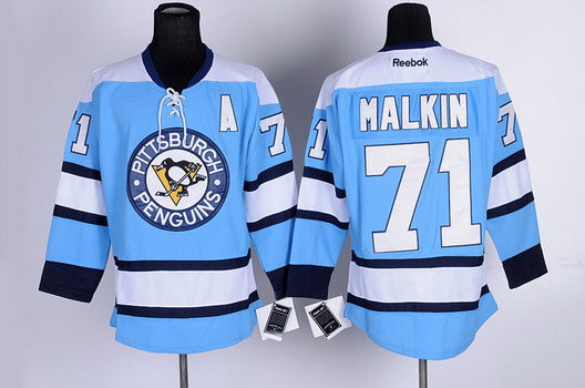Evgeni Malkin Pittsburgh Penguins blue jersey