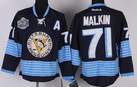 Evgeni Malkin Pittsburgh Penguins navy Third jersey