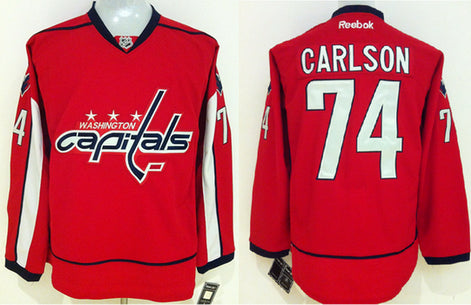 John Carlson Washington Capitals red jersey