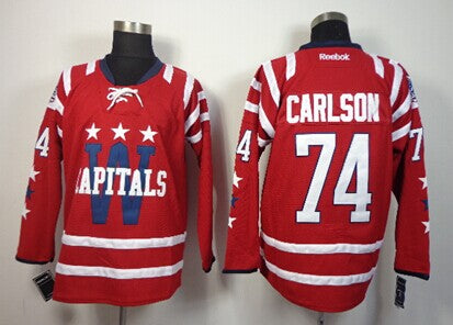 John Carlson Washington Capitals red Winter Classic jersey