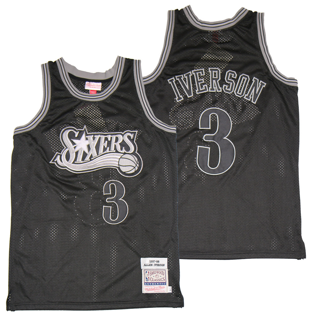 Allen Iverson Philadelphia 76ers black jersey