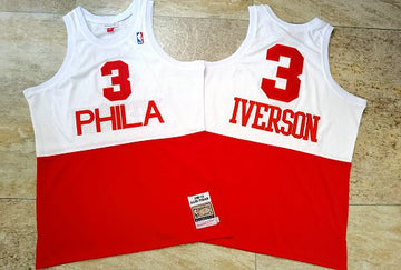 Allen Iverson Philadelphia 76ers white jersey