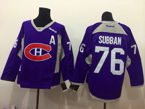 P.K. Subban Montreal Canadiens charcoal jersey
