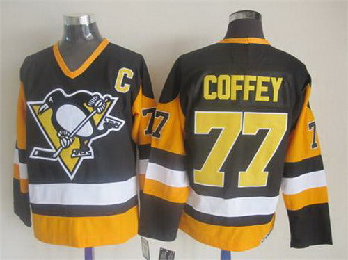 Paul Coffey Pittsburgh Penguins black Throwback jersey