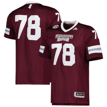 Mississippi State Bulldogs maroon jersey