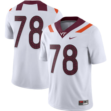 Virginia Tech Hokies white Game jersey