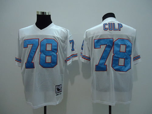 Cuyley Culp Tennessee Titans white Throwback jersey
