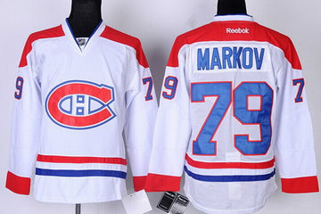 Andrei Markov Montreal Canadiens white jersey