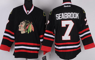 Brent Seabrook Chicago Blackhawks black jersey