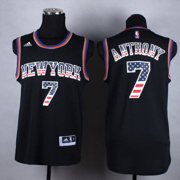 Carmelo Anthony Revolution New York Knicks black Fashion jersey