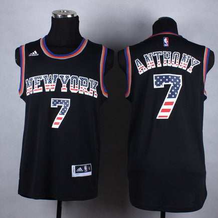 Carmelo Anthony Revolution New York Knicks black Fashion jersey