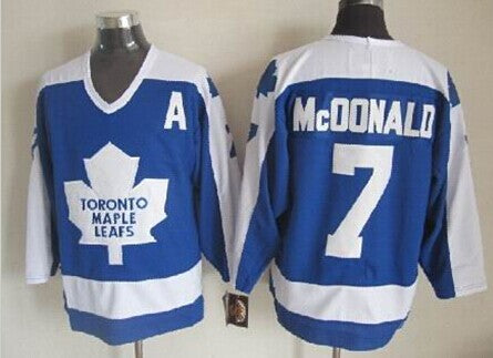 Lanny McDonald Toronto Maple Leafs blue Throwback jersey