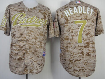 Chase Headley San Diego Padres camo Camo jersey
