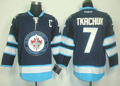 Keith Tkachuk Winnipeg Jets navy jersey