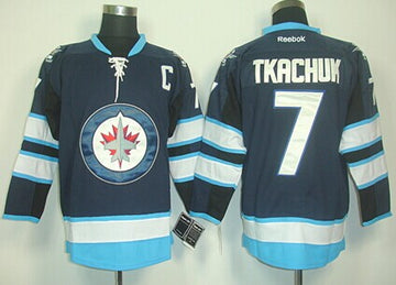 Keith Tkachuk Winnipeg Jets navy jersey