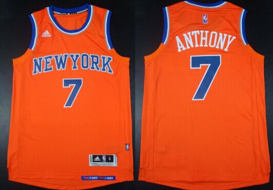 Carmelo Anthony Revolution New York Knicks orange jersey