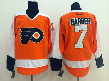 Bill Barber Philadelphia Flyers orange jersey