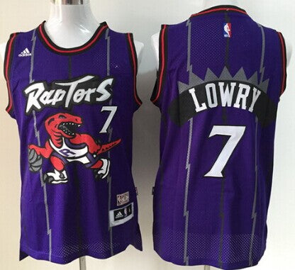 Kyle Lowry Hardwood Toronto Raptors purple Classic jersey