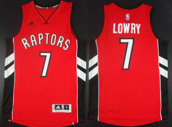 Kyle Lowry Revolution Toronto Raptors red jersey