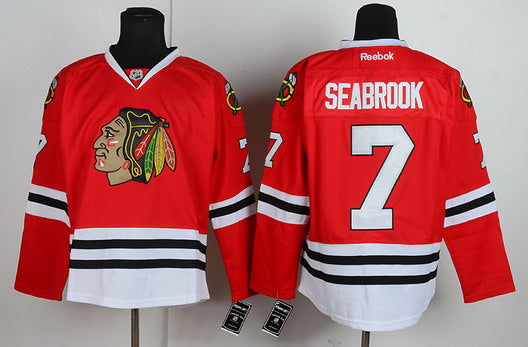 Brent Seabrook Chicago Blackhawks red jersey