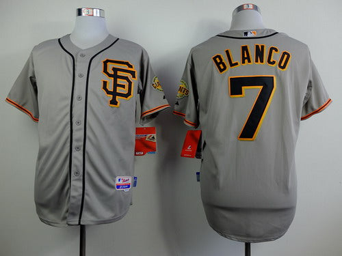 Gregor Blanco San Francisco Giants gray jersey
