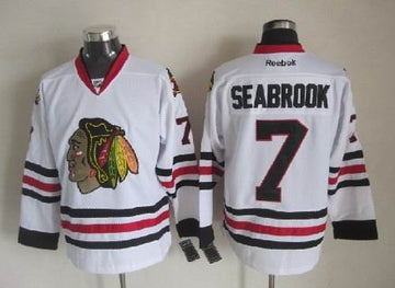 Brent Seabrook Chicago Blackhawks white jersey