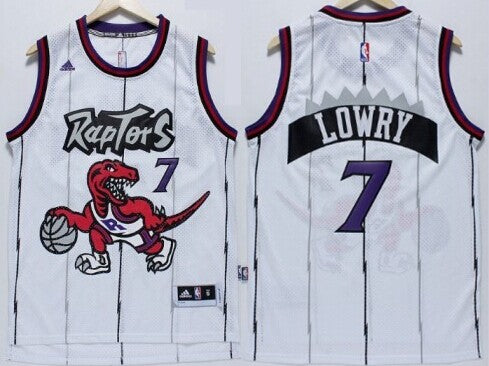 Kyle Lowry Hardwood Toronto Raptors white Classic jersey