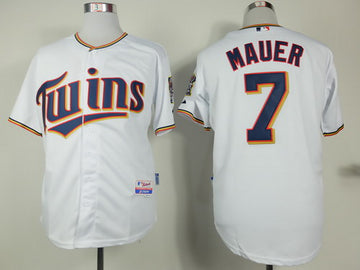 Joe Mauer Minnesota Twins white jersey