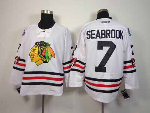 Brent Seabrook Chicago Blackhawks white Winter Classic jersey