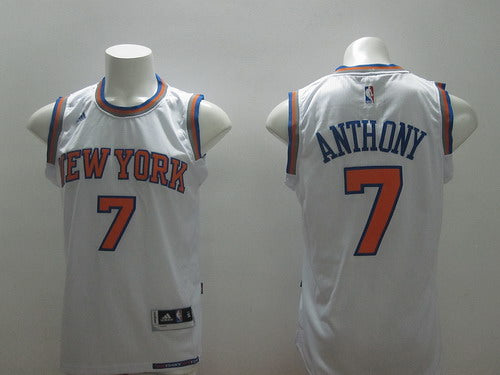 Carmelo Anthony Revolution New York Knicks white jersey