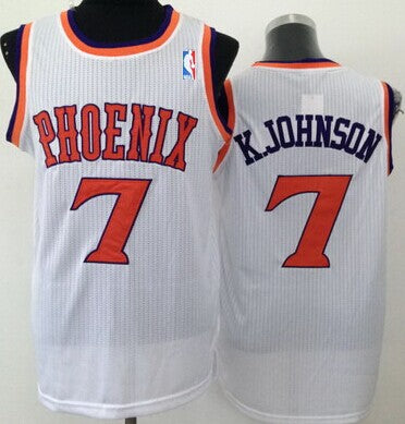 Kevin Johnson Phoenix Suns white jersey