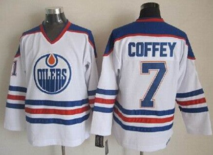 Paul Coffey Edmonton Oilers white Throwback jersey