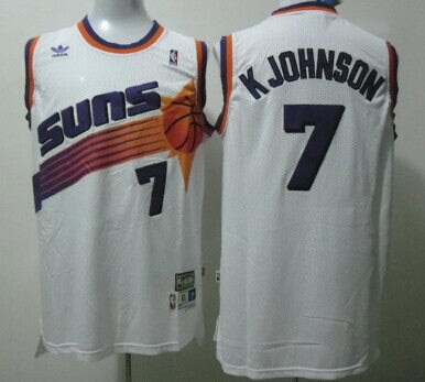 Kevin Johnson Phoenix Suns white Throwback jersey