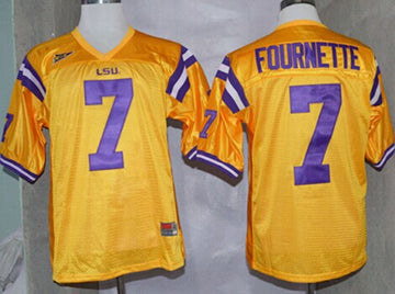 Leonard Fournette LSU Tigers yellow jersey