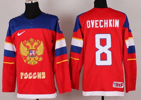 Team Russia red jersey