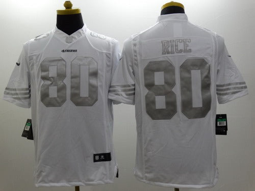 Nike Jerry Rice San Francisco 49ers platinum Limited jersey
