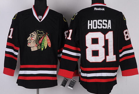 Marian Hossa Chicago Blackhawks black jersey