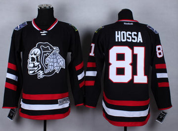 Marian Hossa Chicago Blackhawks black Stadium Series jersey