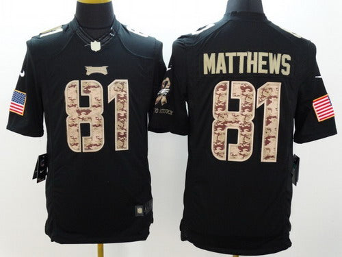 Nike Jordan Matthews Philadelphia Eagles black Salute To Service jersey