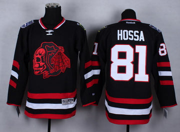Marian Hossa Chicago Blackhawks black Stadium Series jersey