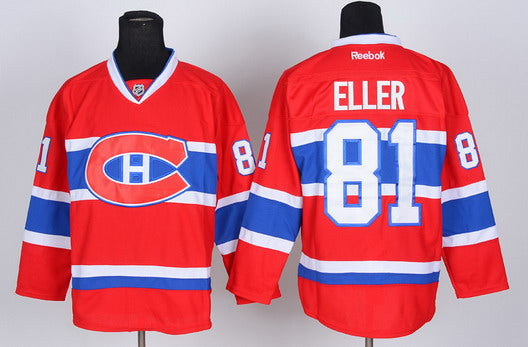Lars Eller Montreal Canadiens red jersey